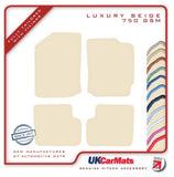 Daihatsu Sirion 2005-2010 Beige Luxury Velour Tailored Car Mats HITECH