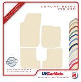 Dacia Sandero 2012-2020 Beige Luxury Velour Tailored Car Mats HITECH