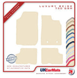 Dacia Duster 2nd generation 2018 onwards Beige Luxury Velour Tailored Car Mats HITECH
