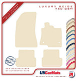 Dacia Sandero III 2020 onwards Beige Luxury Velour Tailored Car Mats HITECH
