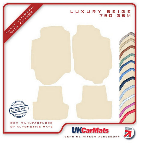 Ford Escort Mk5 RS2000,4X4 1994-1996 Beige Luxury Velour Tailored Car Mats HITECH