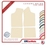 Ford Escort Manual Mk1 / Mk2 1968-1980 Beige Luxury Velour Tailored Car Mats HITECH