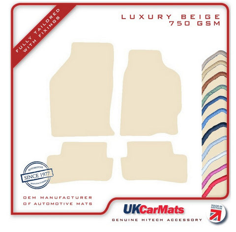 Ford Probe 1994-1998 Beige Luxury Velour Tailored Car Mats HITECH