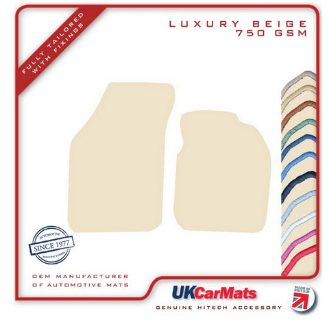 Ford Street Ka 2003-2006 Beige Luxury Velour Tailored Car Mats HITECH