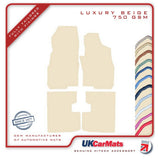 Fiat Punto Grande 2006-2009 Beige Luxury Velour Tailored Car Mats HITECH