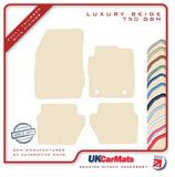 Ford Fiesta Mk7 2008-2011 Beige Luxury Velour Tailored Car Mats HITECH