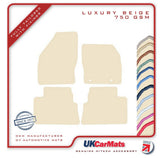 Ford Kuga 2008-2012 Beige Luxury Velour Tailored Car Mats HITECH