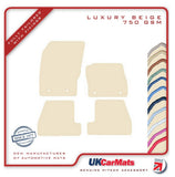 Ford Focus Mk3 Facelift (FRONT FIX) 2015-2018 Beige Luxury Velour Tailored Car Mats HITECH