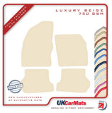 Ford Focus Coupe-Cabriolet 2006-2010 Beige Luxury Velour Tailored Car Mats HITECH