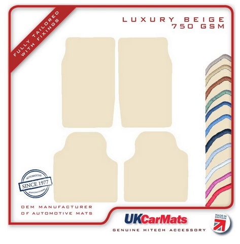 Ford Cortina Mk5 1979-1982 Beige Luxury Velour Tailored Car Mats HITECH
