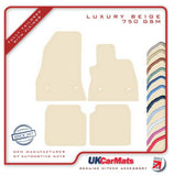 Fiat 500L 2013 onwards Beige Luxury Velour Tailored Car Mats HITECH