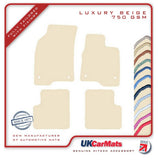 Fiat Panda 2015 onwards Beige Luxury Velour Tailored Car Mats HITECH