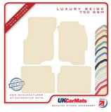 Honda Civic 5 Dr Inc Aerodeck 1995-2000 Beige Luxury Velour Tailored Car Mats HITECH