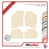 Hyundai Coupe  1997-2001 Beige Luxury Velour Tailored Car Mats HITECH
