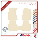 Honda CR-V 1997-2001 Beige Luxury Velour Tailored Car Mats HITECH