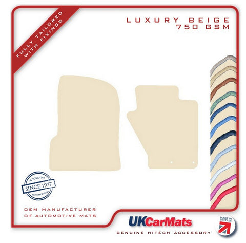 Honda S2000 1999-2009 Beige Luxury Velour Tailored Car Mats HITECH