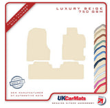 Honda Civic 5dr 2001-2003 Beige Luxury Velour Tailored Car Mats HITECH