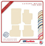 Honda Accord 4dr - Manual 2003-2008 Beige Luxury Velour Tailored Car Mats HITECH