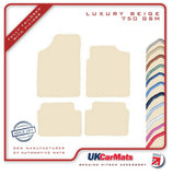 Hyundai i10 2009-2013 Beige Luxury Velour Tailored Car Mats HITECH