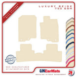 Honda Insight Hatchback 2009-2014 Beige Luxury Velour Tailored Car Mats HITECH