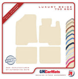 Hyundai i40 2011-2019 Beige Luxury Velour Tailored Car Mats HITECH