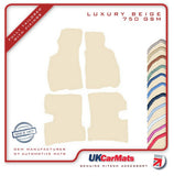 Hyundai Accent 1994-1999 Beige Luxury Velour Tailored Car Mats HITECH