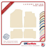 Hyundai i10 2013-2019 Beige Luxury Velour Tailored Car Mats HITECH