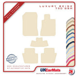 Honda Legend 2004-2012 Beige Luxury Velour Tailored Car Mats HITECH