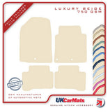 Hyundai Ioniq 2016 onwards Beige Luxury Velour Tailored Car Mats HITECH