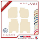 Honda Civic 5dr 2015-2017 Beige Luxury Velour Tailored Car Mats HITECH