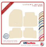 Hyundai Ioniq Full Electric 2020 onwards Beige Luxury Velour Tailored Car Mats HITECH