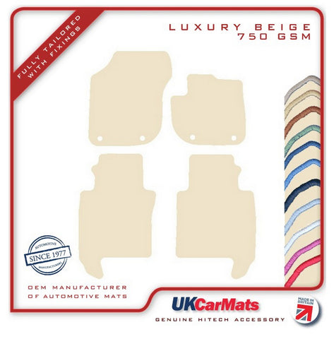 Honda HR-V eHEV 2021 onwards Beige Luxury Velour Tailored Car Mats HITECH