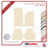 Jaguar XJ Series (X300) 1994-2003 Beige Luxury Velour Tailored Car Mats HITECH