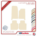 Jaguar XJ Series (X308) LWB 1997-2003 Beige Luxury Velour Tailored Car Mats HITECH