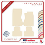 Jaguar S-Type (X200) Automatic 1998-2003 Beige Luxury Velour Tailored Car Mats HITECH