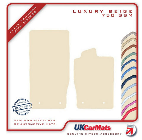 Jaguar F-Type Convertible 2013-2024 Beige Luxury Velour Tailored Car Mats HITECH