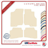 Kia Ceed (Single Fixing Driver) 2007-2009 Beige Luxury Velour Tailored Car Mats HITECH