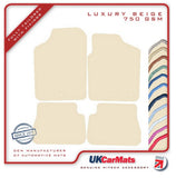 Kia Picanto 2004-2011 Beige Luxury Velour Tailored Car Mats HITECH
