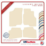 Kia Ceed (2 Fixings Driver) 2009-2012 Beige Luxury Velour Tailored Car Mats HITECH
