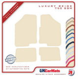 Kia Soul (2 Fixings Driver) 2009-2013 Beige Luxury Velour Tailored Car Mats HITECH