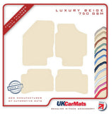 Kia Rio 2009-2011 Beige Luxury Velour Tailored Car Mats HITECH