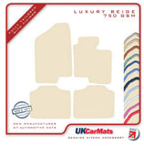 Kia Optima 2010-2015 Beige Luxury Velour Tailored Car Mats HITECH