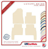 Kia Sorento 2013-2015 Beige Luxury Velour Tailored Car Mats HITECH