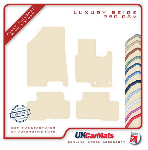 Kia Sportage (Plug-In) Hybrid PHEV & HEV 2022 onwards Beige Luxury Velour Tailored Car Mats HITECH
