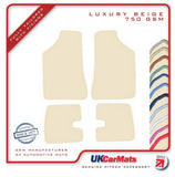 Lancia Beta Coupe 1981-1984 Beige Luxury Velour Tailored Car Mats HITECH