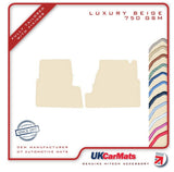 Land Rover Series 3 1972-1983 Beige Luxury Velour Tailored Car Mats HITECH