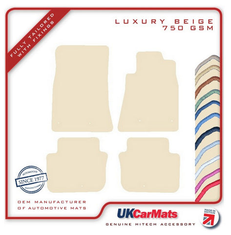 Lexus GS 1998-2004 Beige Luxury Velour Tailored Car Mats HITECH