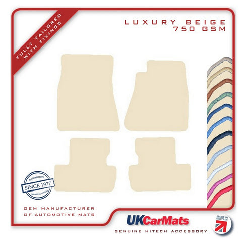 Lexus IS 2006-2013 Beige Luxury Velour Tailored Car Mats HITECH