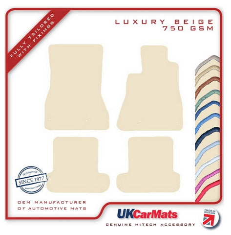 Lexus SC 430 2002-2010 Beige Luxury Velour Tailored Car Mats HITECH