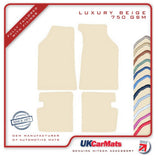 Lancia Delta 1979-1984 Beige Luxury Velour Tailored Car Mats HITECH